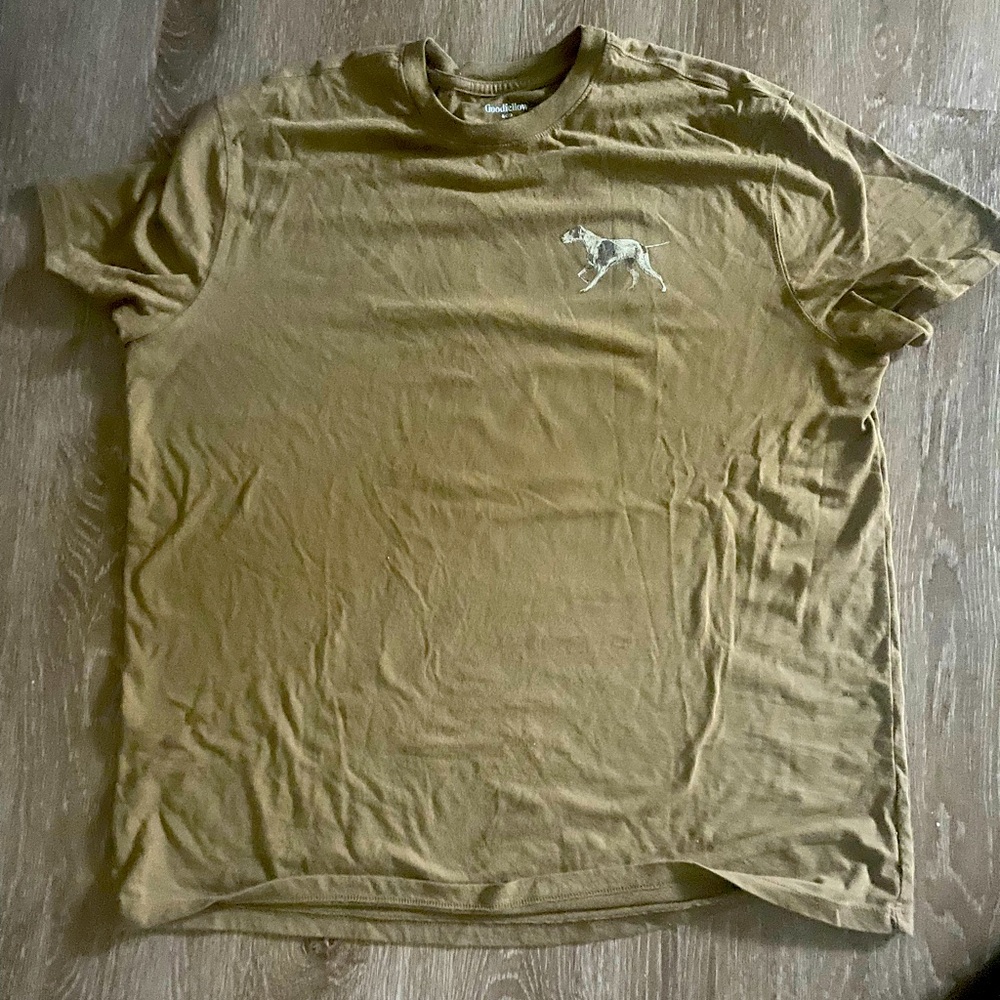 Goodfellow & Co Men's Tan Short Sleeve Tee